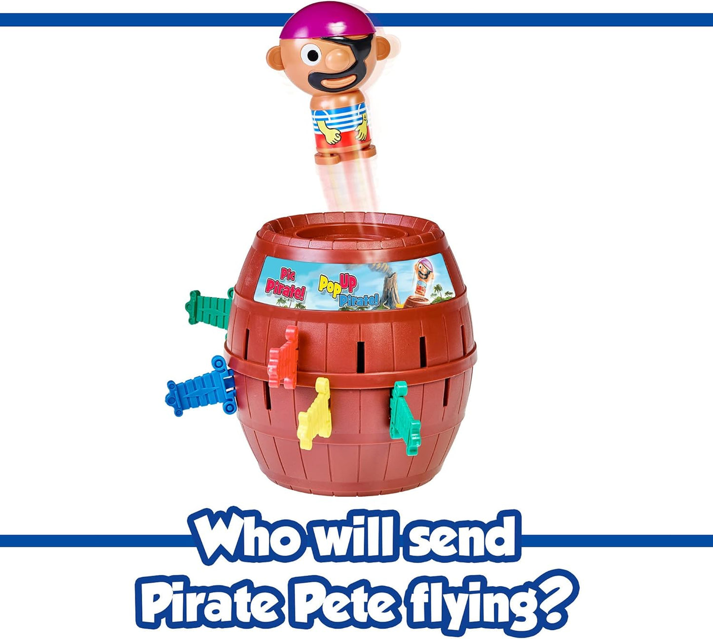 TOMY Pop Up Pirate Skill Game for Family Fun