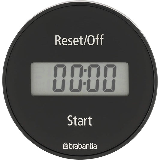 Brabantia Tasty+ Digital Magnetic Kitchen Timer – Dark Grey