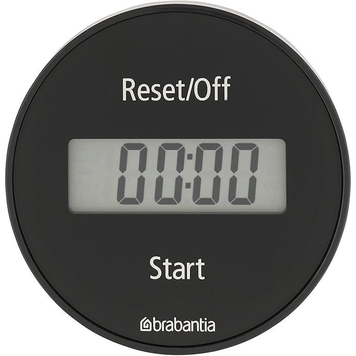 Brabantia Tasty+ Digital Magnetic Kitchen Timer – Dark Grey