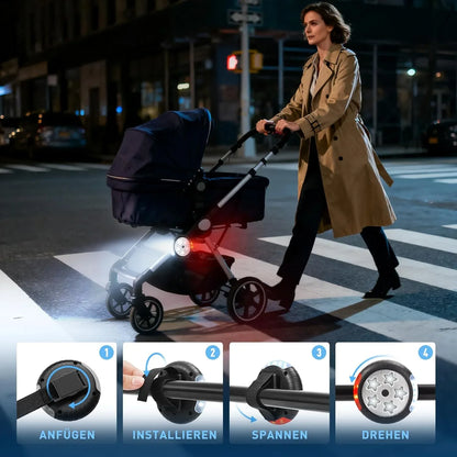 Amteker Rechargeable Pram Light with 12 LED Pro - Gomix Brands Outlet