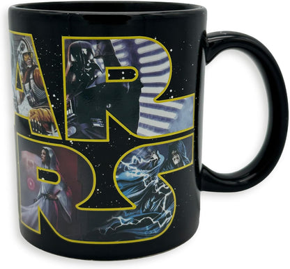 Star Wars Logo Characters Heat-Changing Ceramic Mug 325ml Gift Box