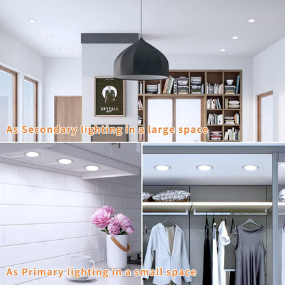 Tomosu 5W 6000K Slim LED Recessed Ceiling Light 10 Pack