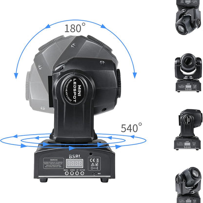BSBL 30W LED Moving Head Spotlight with 8 Gobos
