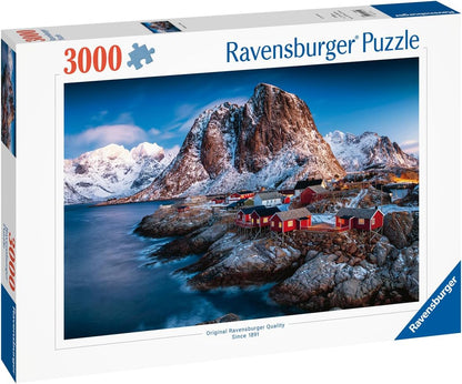 Ravensburger 3000-Piece Hamnoy Lofoten Norway Landscape Premium Puzzle
