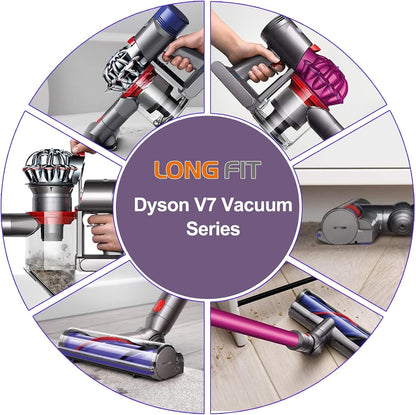LONG FIT Vacuum Battery for Dyson V7 6500mAh