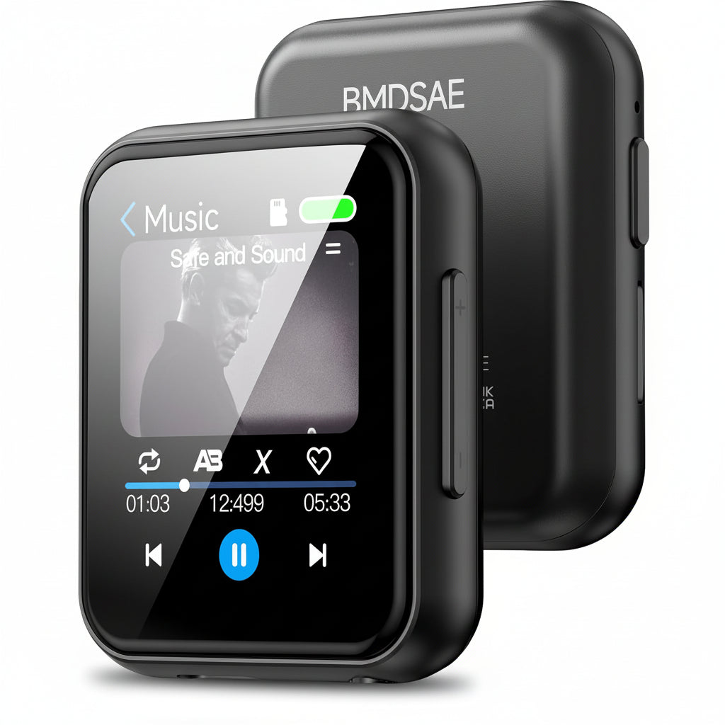 BMDSAE 128GB Portable Bluetooth MP3 Player with 2" Touchscreen M01