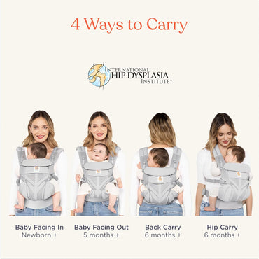 Ergobaby Omni 360 Cool Air Mesh Baby Carrier – Pearl Grey