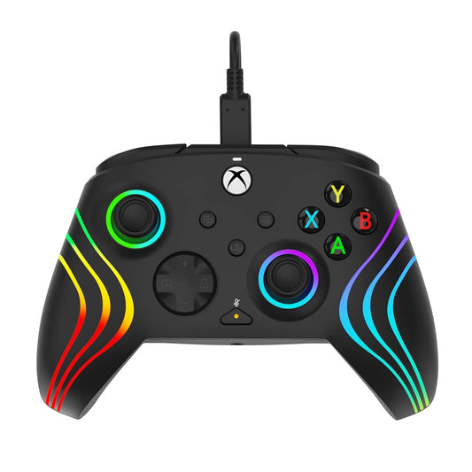 PDP Afterglow Wave Wired Xbox Controller with Custom RGB Lighting