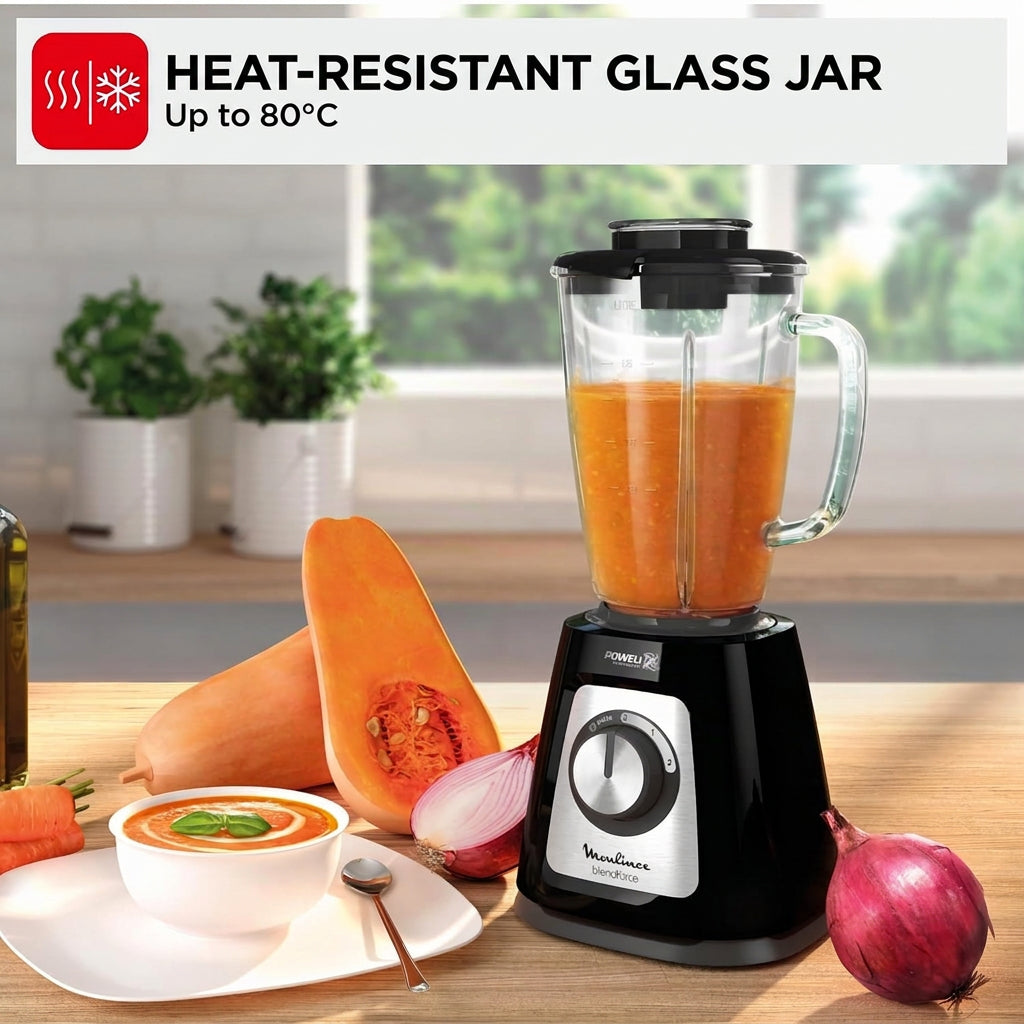 Moulinex Blendforce LM430810 Blender 1.75L 800W Black