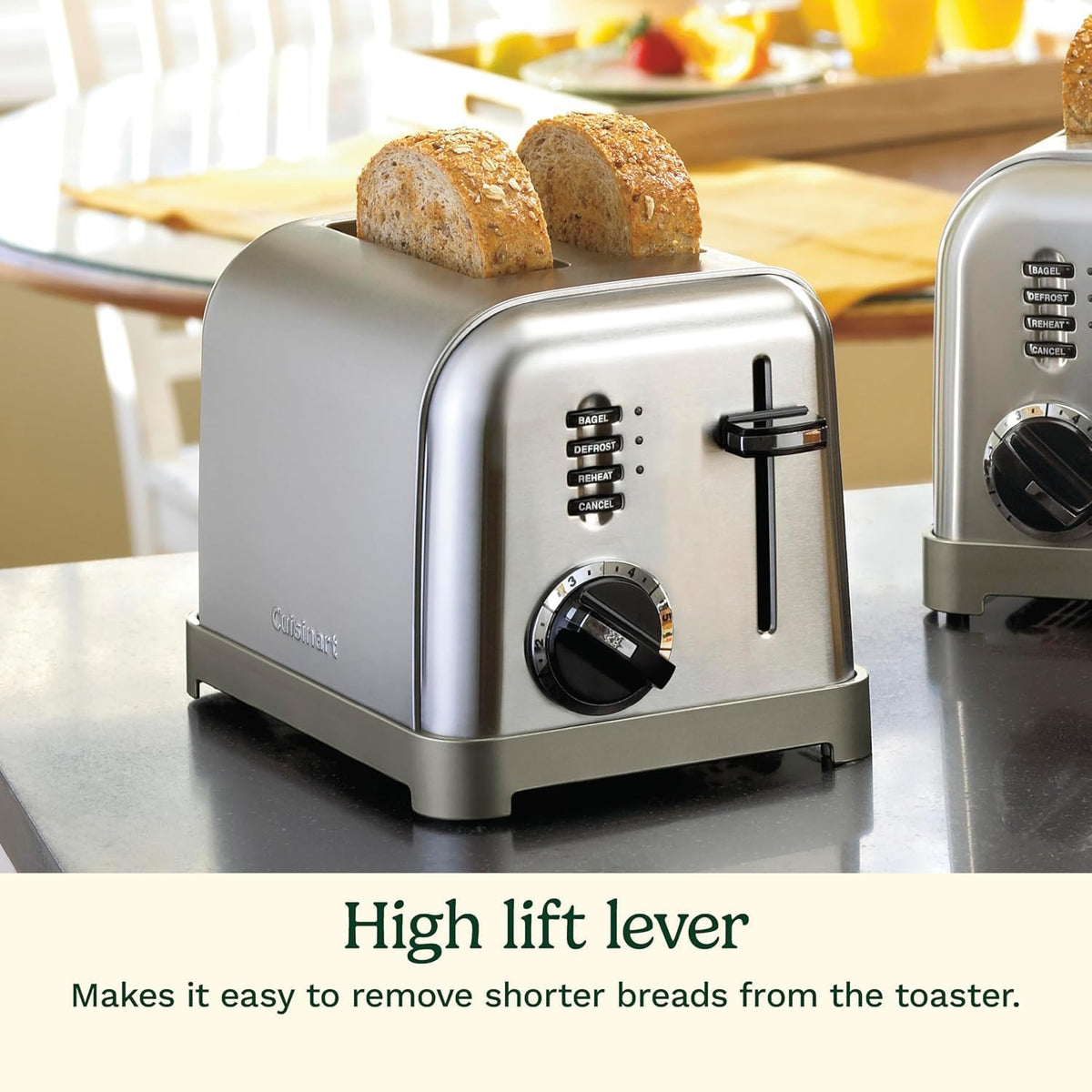 Cuisinart Metal Classic 2-Slice Toaster Brushed Stainless Finish
