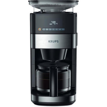 Krups Grind Aroma 10‑Cup Programmable Coffee Maker with Built‑In Grinder
