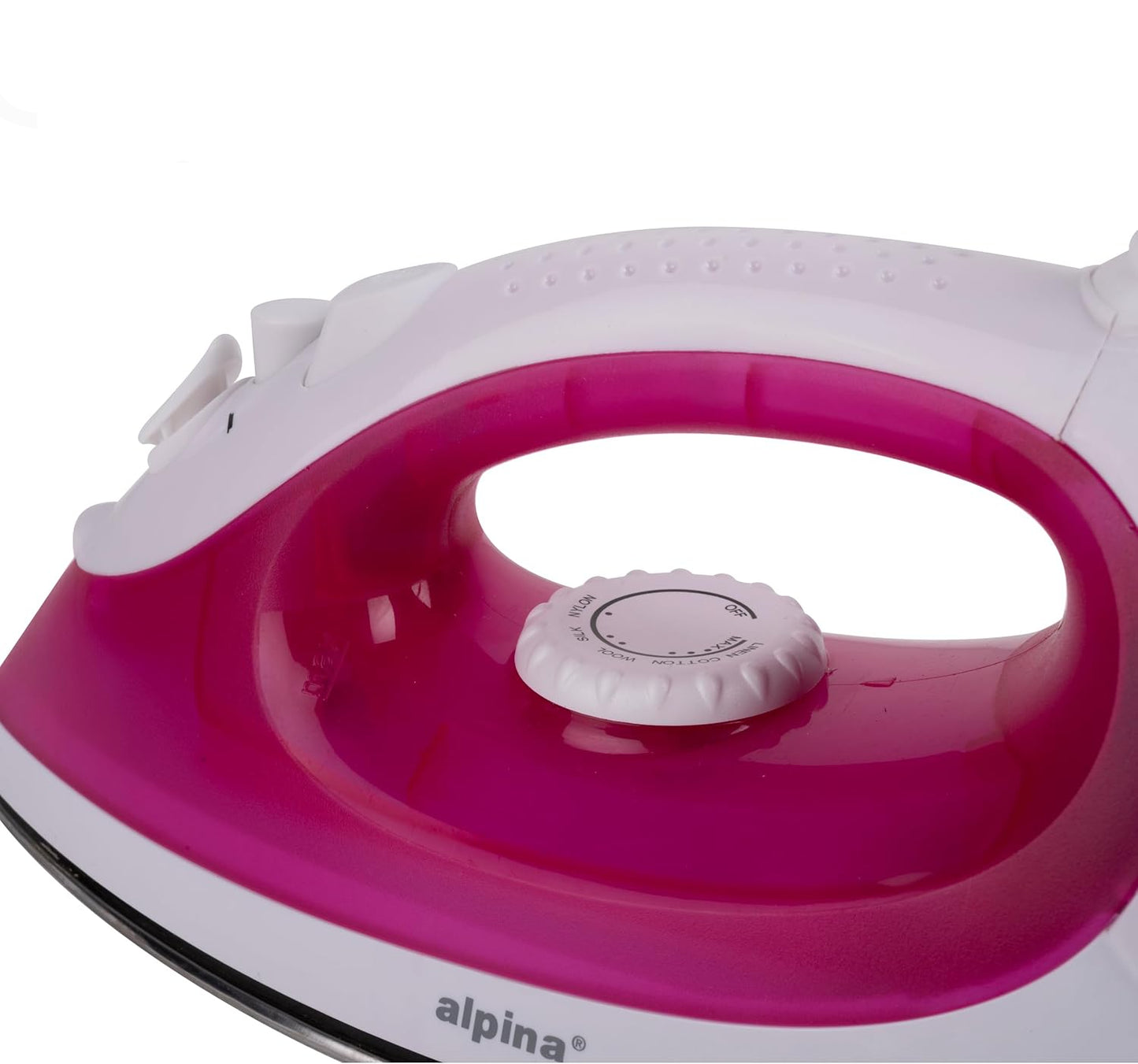 Alpina 2000W Steam Iron Pink/White with120ml Water Tank