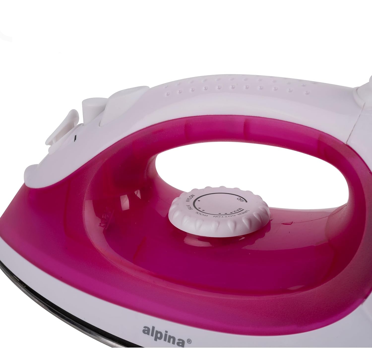 Alpina 2000W Steam Iron Pink/White with120ml Water Tank