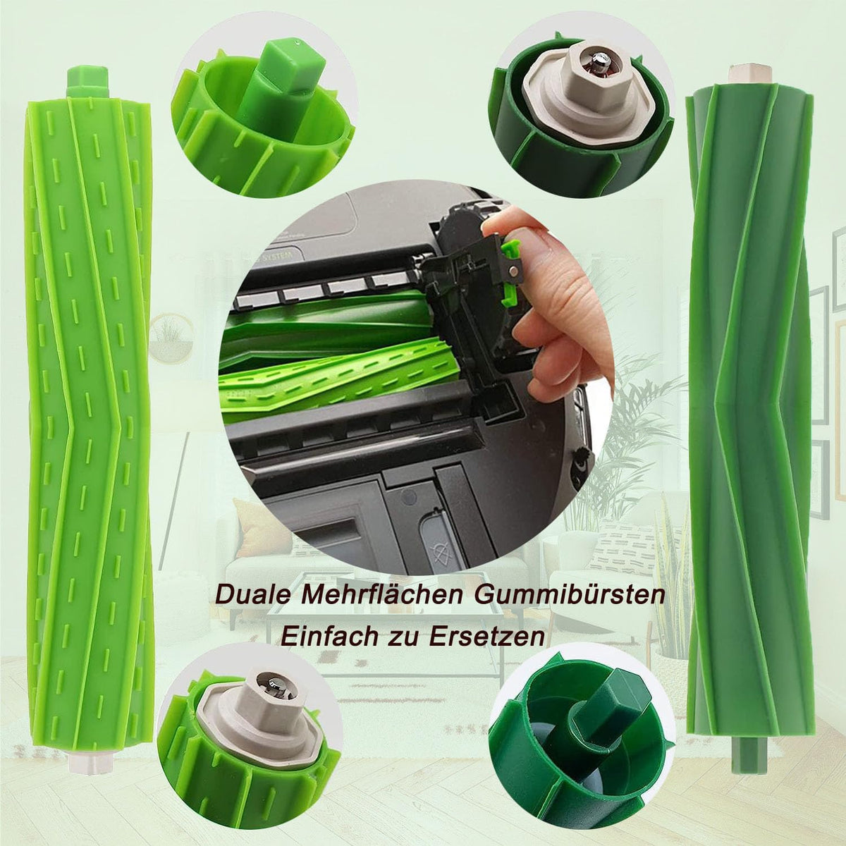 Asdazrxy Vacuum Cleaner Replacement Parts for iRobot Roomba i & E Series 22-Pack