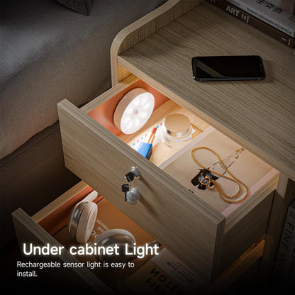 SmartSensor 6-Pack LED Sensor Night Light USB Rechargeable