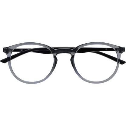 OPULIZE Met Blue Light Reading Glasses Slim Round Frame Anti‑Glare 1.00 Diopter