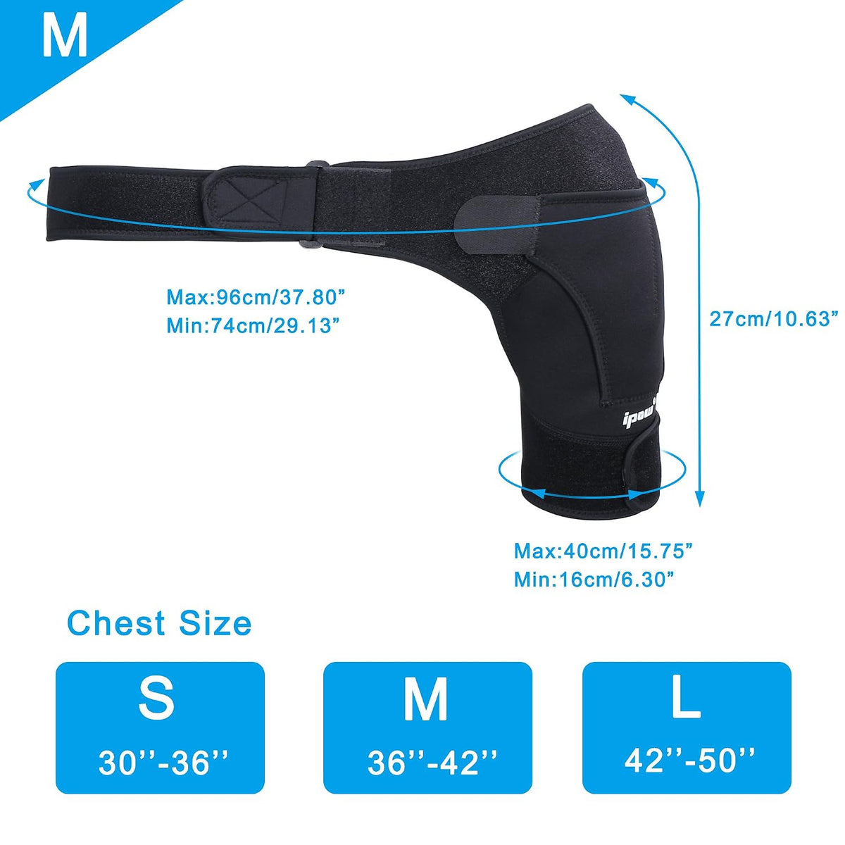 IPOW Adjustable Neoprene Shoulder Support