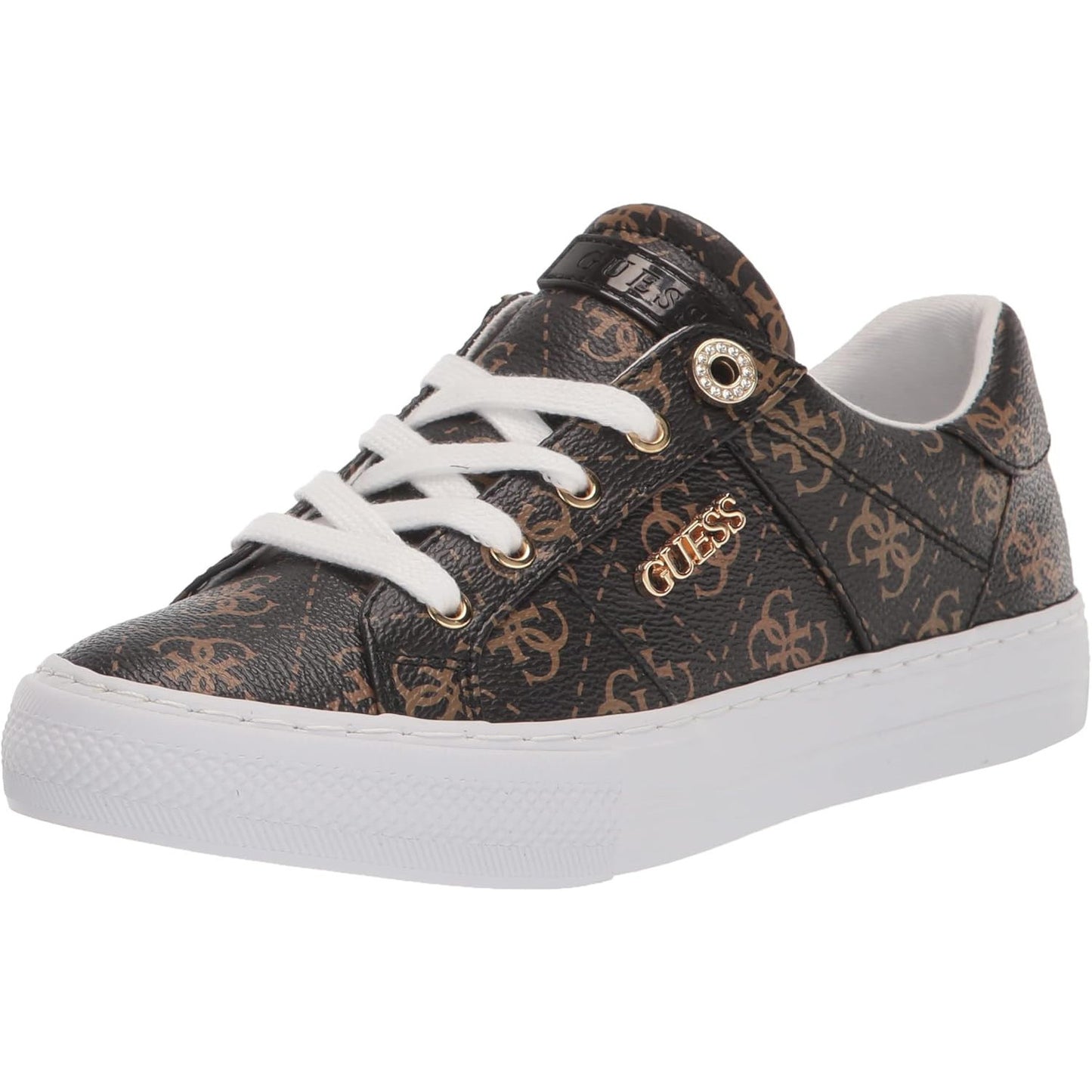 GUESS Women's Loven3 Fashion Sneakers: Stylish Comfort for Everyday Wear