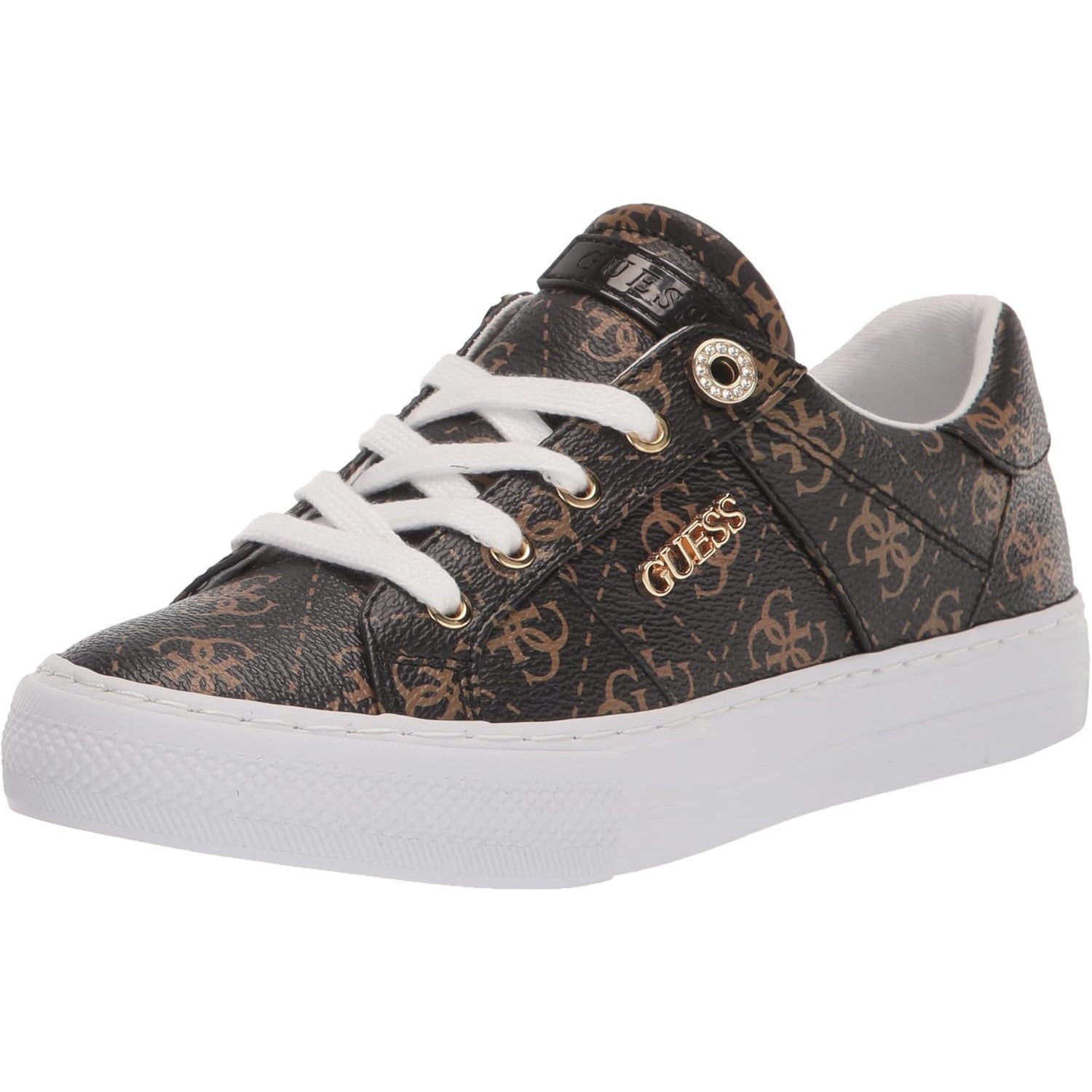 GUESS Women's Loven3 Fashion Sneakers: Stylish Comfort for Everyday Wear