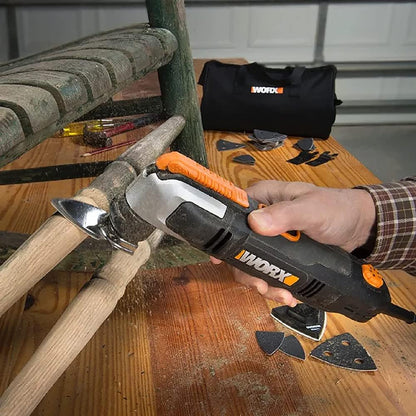 WORX WX686 250W Sonicrafter Oscillating Multi-Tool Kit for Cutting, Sanding, Scraping