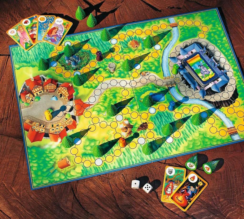 Ravensburger Sagaland Fairy Tale Memory Board Game for Families