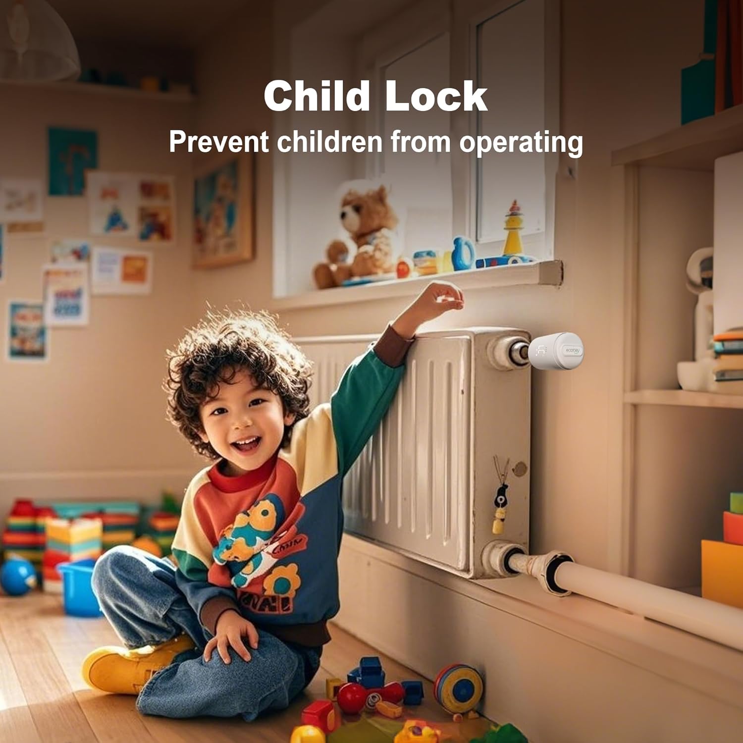 Smart Radiator Thermostat 2-Pack Zigbee TRV Wireless Valve