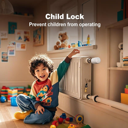 Smart Radiator Thermostat 2-Pack Zigbee TRV Wireless Valve