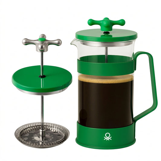 United Colors of Benetton Rainbow French Press 6 Cups 600ml Matt Green