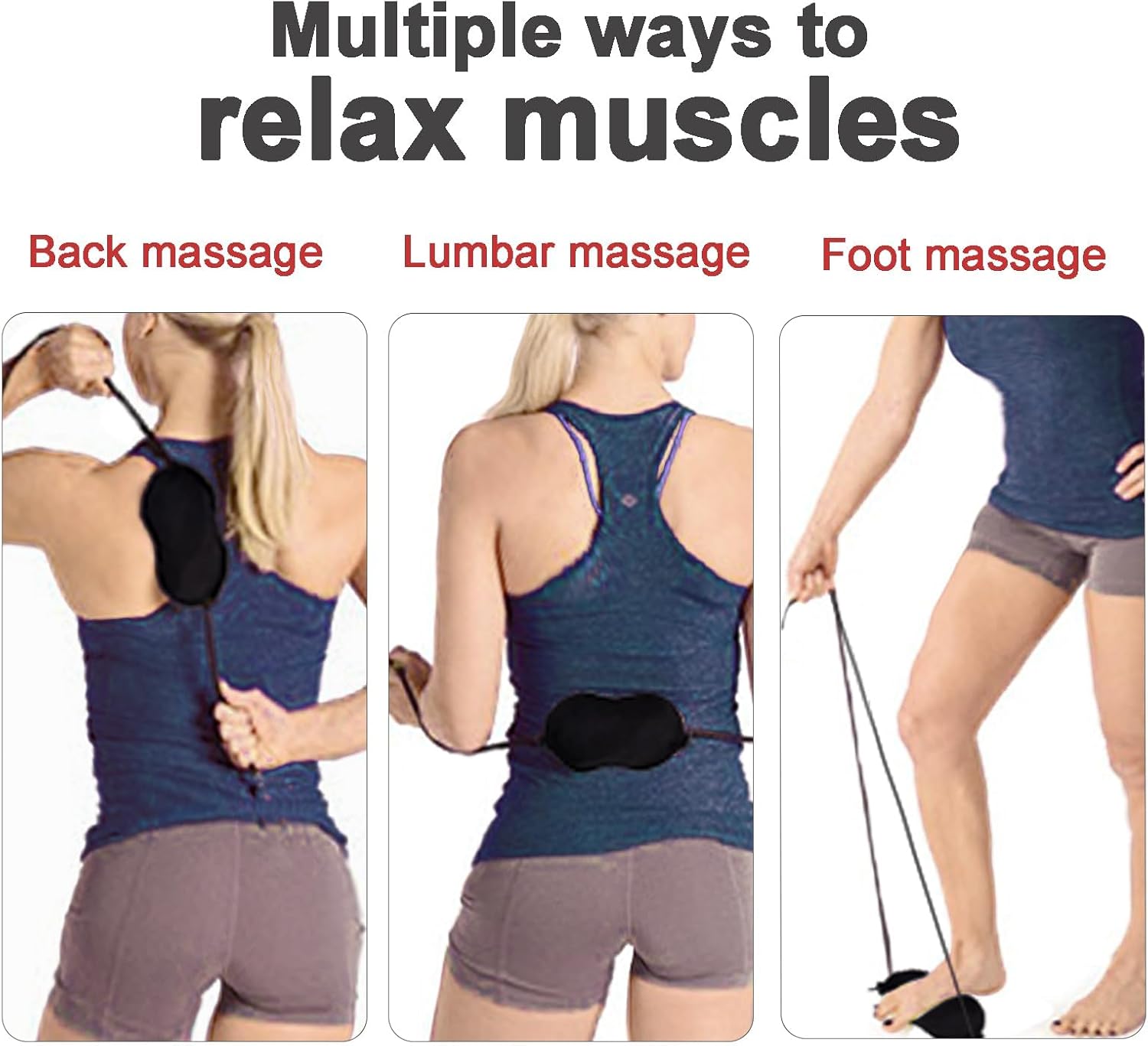 In1docom Hard Spiky Massage Balls Set for Trigger Point Relief
