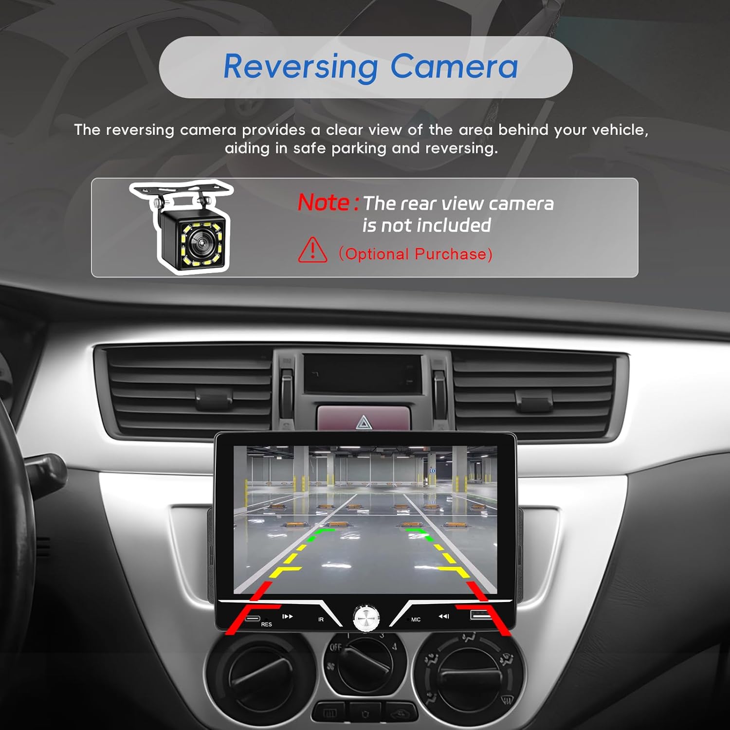 7-inch Single Din Car Stereo with CarPlay Android Auto Bluetooth