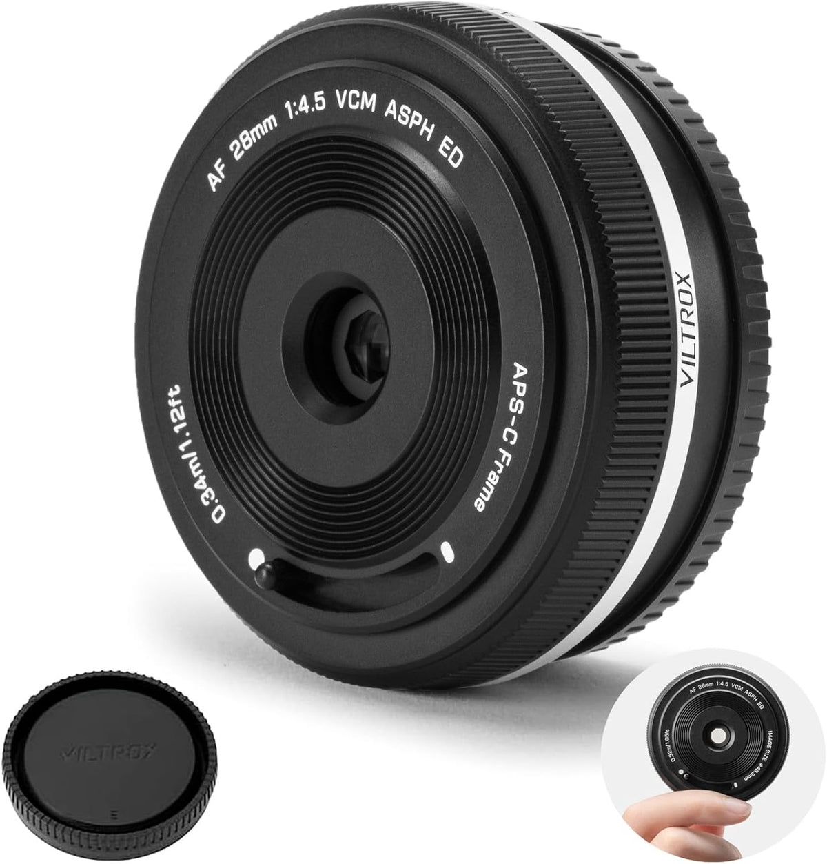 VILTROX 28mm F4.5 XF Pancake Lens for Fujifilm X-Mount