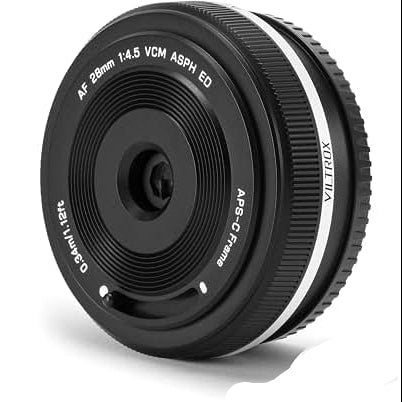 VILTROX 28mm F4.5 XF Pancake Lens for Fujifilm X-Mount