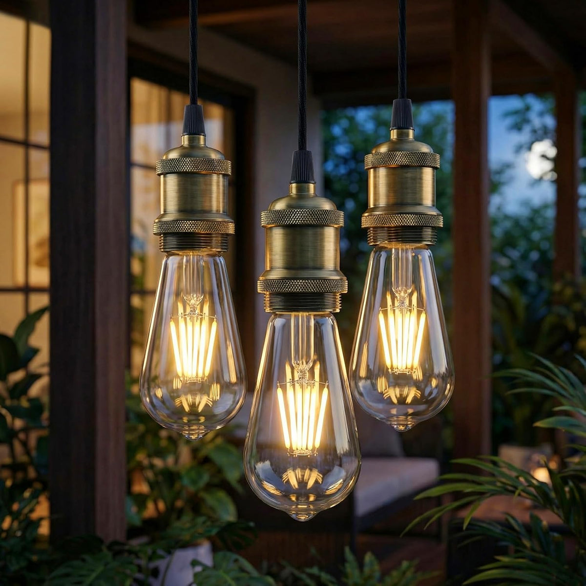 Jiehe ST64-6W E27 6W LED Vintage Edison Bulbs