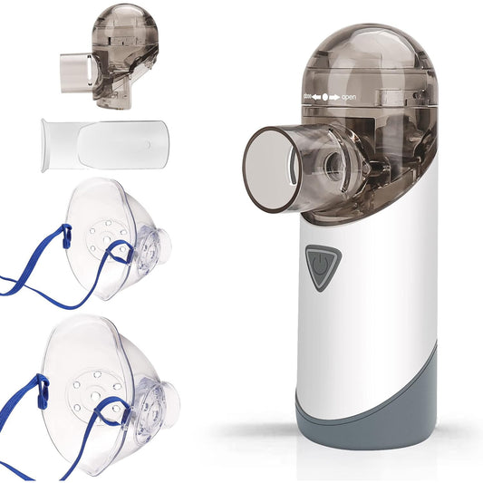 Portable Nebulizer Set for Adults & Children – Low Noise, Battery-Powered