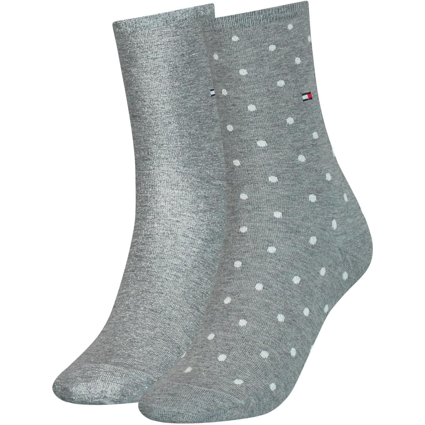 Tommy Hilfiger Women's Classic Crew Socks Pack of Two