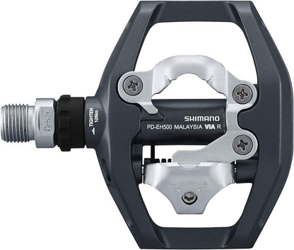 Shimano Dual-Sided SPD/Flat Aluminum Pedal PD-EH500 Adjustable 9/16