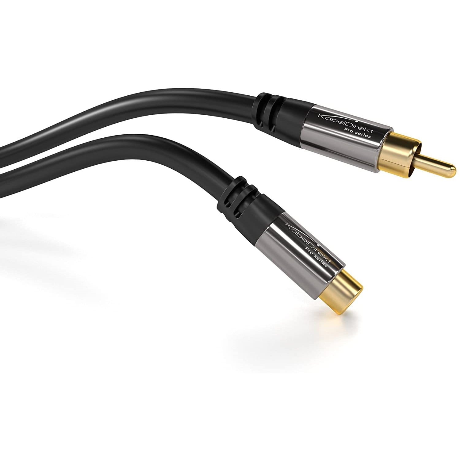 KabelDirekt RCA Extension Cable Digital Coaxial Audio Video 75 Ohm