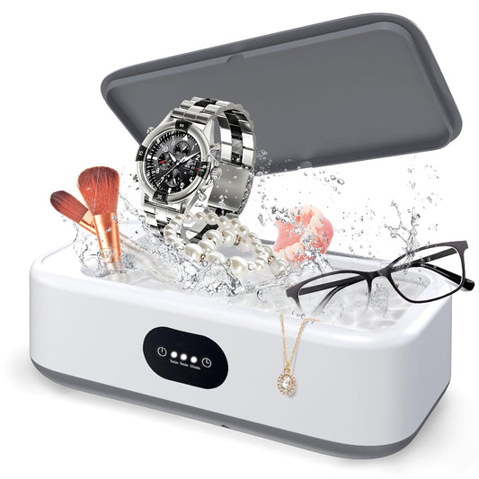 Qwyzor 640ml 49kHz Ultrasonic Cleaner for Jewelry Watches Glasses