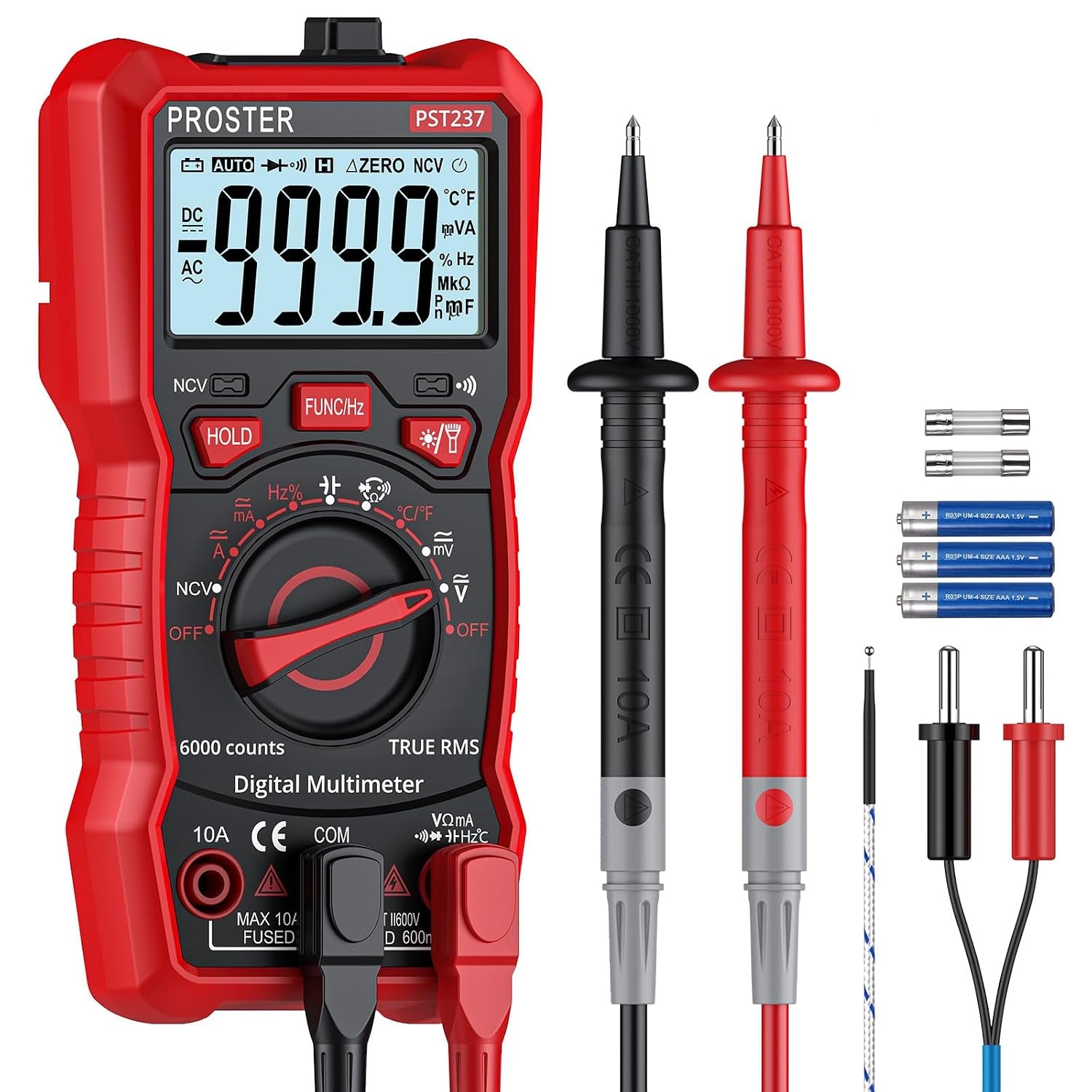 Proster TRMS Auto-Ranging Digital Multimeter