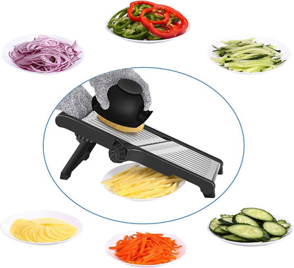 MILcea W1025-1 Mandoline Slicer Black