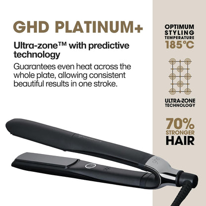 ghd Platinum+ Styler 1" Ceramic Flat Iron for Stronger Shine