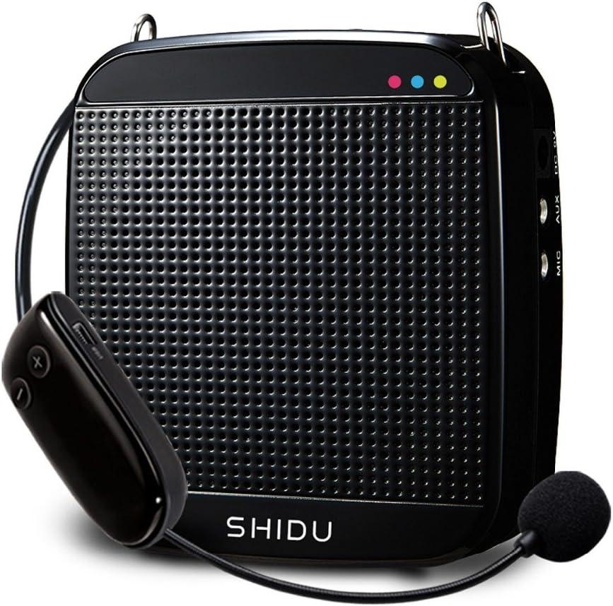 SHIDU 18W Wireless Voice Amplifier with UHF Mic for Presenters - Gomix Brands Outlet