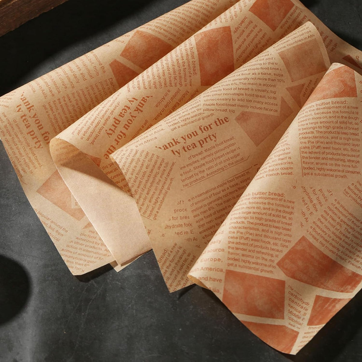 BetterJonny Greaseproof Newspaper Paper Sheets 200-Pack