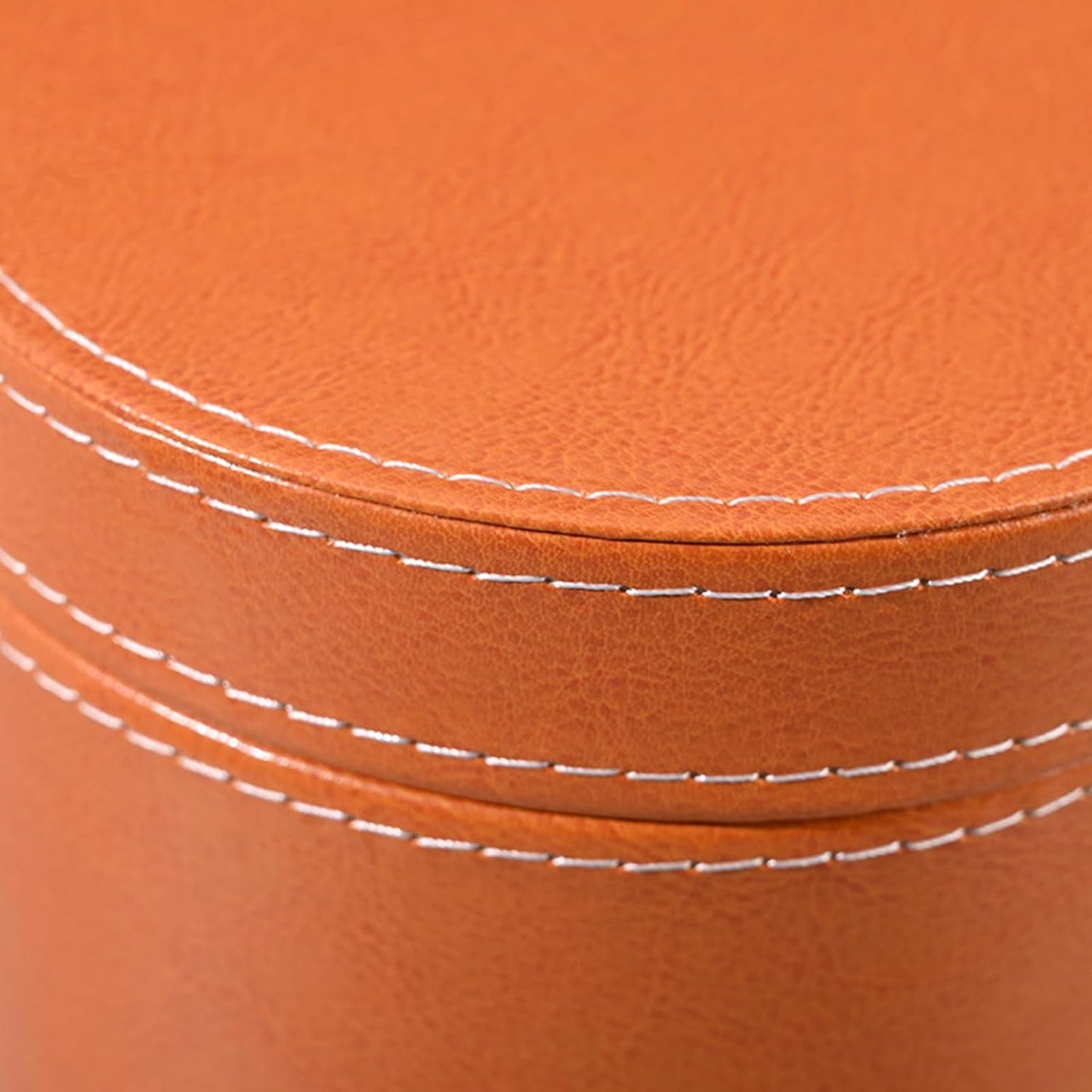 Orange PU Leather Hair Dryer Travel Storage Case – 33.5x13.5x13cm