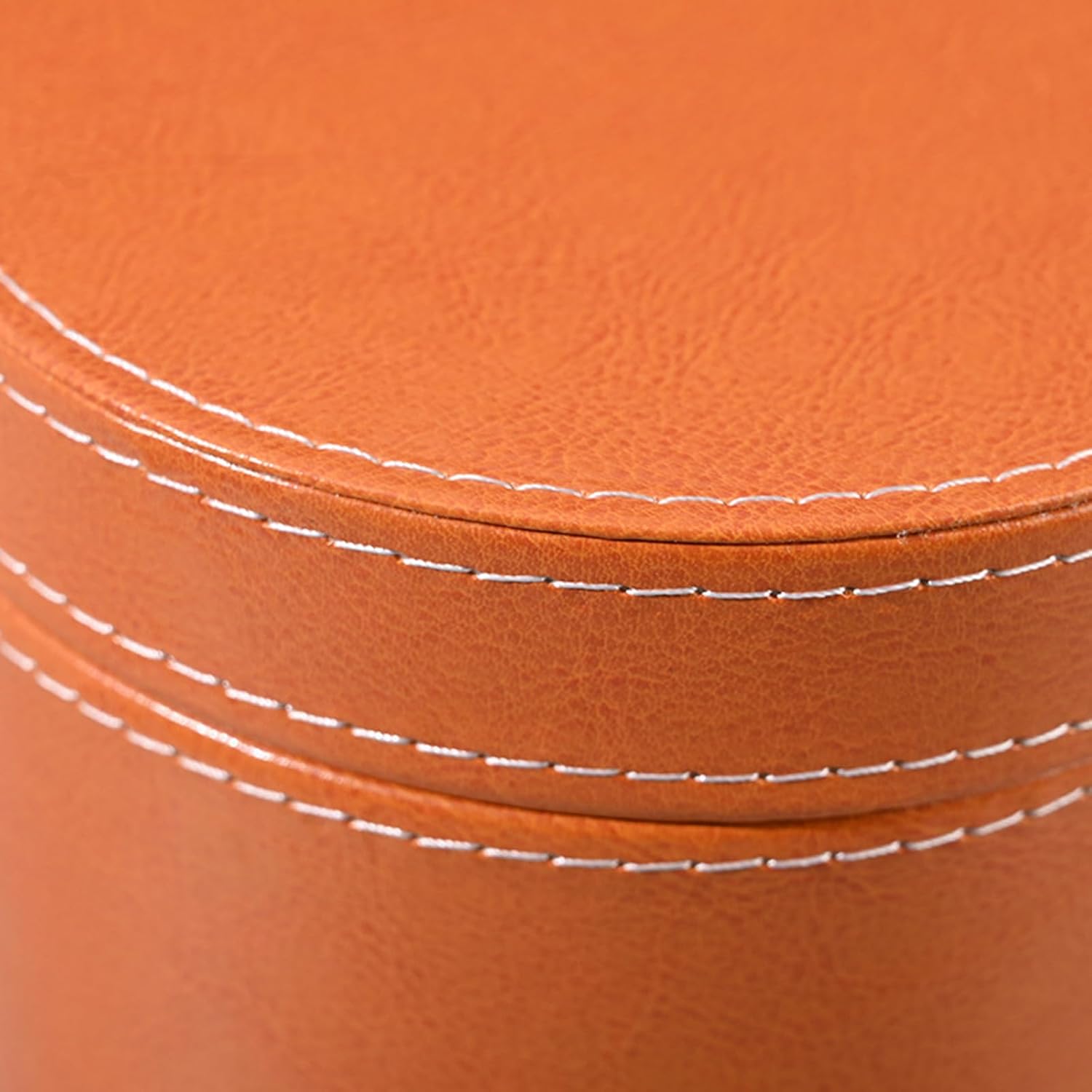 Orange PU Leather Hair Dryer Travel Storage Case – 33.5x13.5x13cm