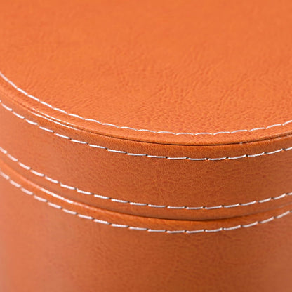 Orange PU Leather Hair Dryer Travel Storage Case – 33.5x13.5x13cm