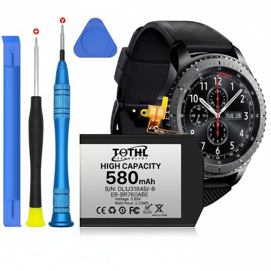 TQTHL Samsung Gear S3 Replacement Battery 430mAh with Screwdriver Kit