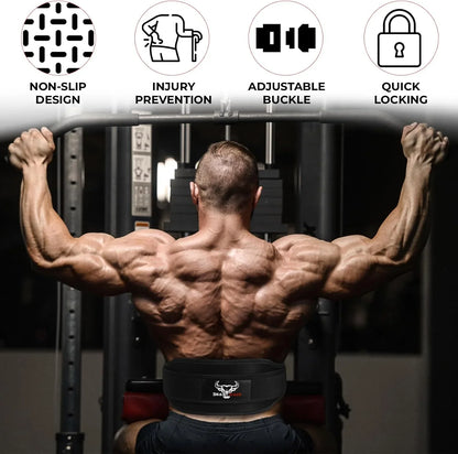 Double Strength 5.5" Neoprene Weight Lifting Belt for Gym - Gomix Brands Outlet
