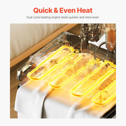 VEVOR 8-in-1 15x15 Swing-Away Heat Press Machine – Blue