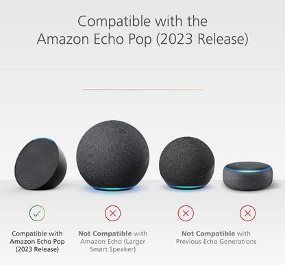Mission Cables Silicone Sleeve for Amazon Echo Pop